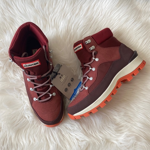 OFFER 🎁 Hunter Explorer Mid Lace Boot Women’s 7 - Picture 1 of 13